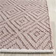 Safavieh Montauk 5' X 7' Hand Woven Cotton Pile Rug in Beige and Ivory