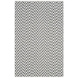 Safavieh Montauk 3' X 5' Hand Woven Cotton Pile Rug in Gray and Ivory