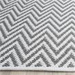 Safavieh Montauk 5' X 7' Hand Woven Cotton Pile Rug in Gray and Ivory