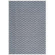 Safavieh Montauk 5' X 8' Hand Woven Cotton Pile Rug in Navy and Ivory