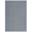 Safavieh Montauk 5' X 7' Hand Woven Cotton Pile Rug in Navy and Ivory