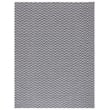 Safavieh Montauk 5' X 7' Hand Woven Cotton Pile Rug in Black and Ivory