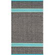Safavieh Montauk 4' X 6' Hand Woven Cotton Pile Rug in Turquoise