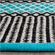 Safavieh Montauk 4' X 6' Hand Woven Cotton Pile Rug in Turquoise
