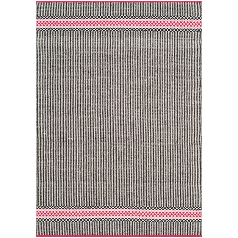 Safavieh Montauk 5' X 7' Hand Woven Cotton Pile Rug in Light Pink