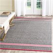 Safavieh Montauk 5' X 7' Hand Woven Cotton Pile Rug in Light Pink