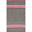 Safavieh Montauk 5' X 7' Hand Woven Cotton Pile Rug in Light Pink
