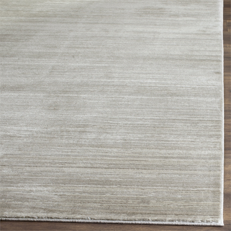 Safavieh Mystique 8' X 10' Power Loomed Polyster Rug in Slate