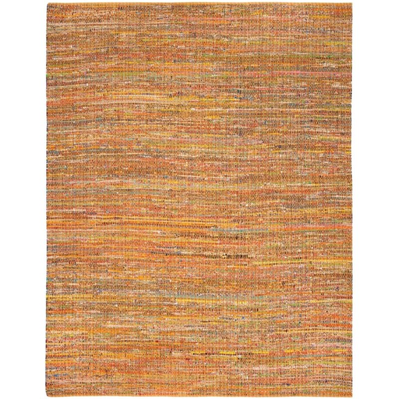 Safavieh Nantucket 8' X 10' Hand Tufted Cotton Pile Rug in Yellow