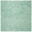 Safavieh Nantucket 8' Square Hand Tufted Cotton Pile Rug in Green