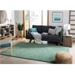 Safavieh Nantucket 8' Square Hand Tufted Cotton Pile Rug in Green