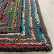 Safavieh Nantucket 8' X 10' Hand Tufted Cotton Wool Rug in Charcoal