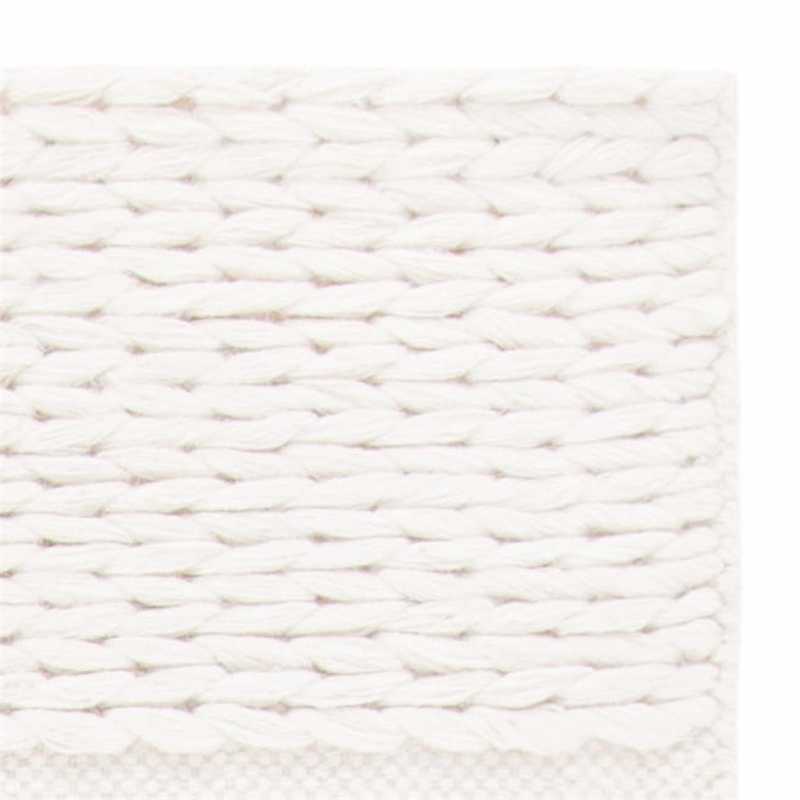Safavieh Natura 8' Square Hand Tufted Wool Pile Rug in Natural