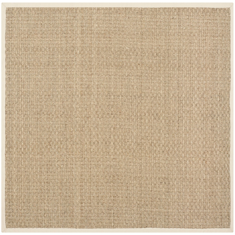 Safavieh Natural Fiber 4' Square Power Loomed Rug