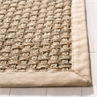 Safavieh Natural Fiber 4' Square Power Loomed Rug