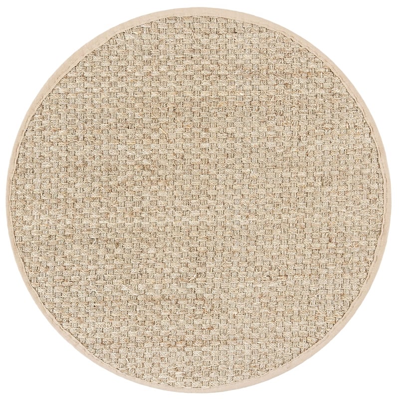 Safavieh Natural Fiber 8' Round Power Loomed Rug