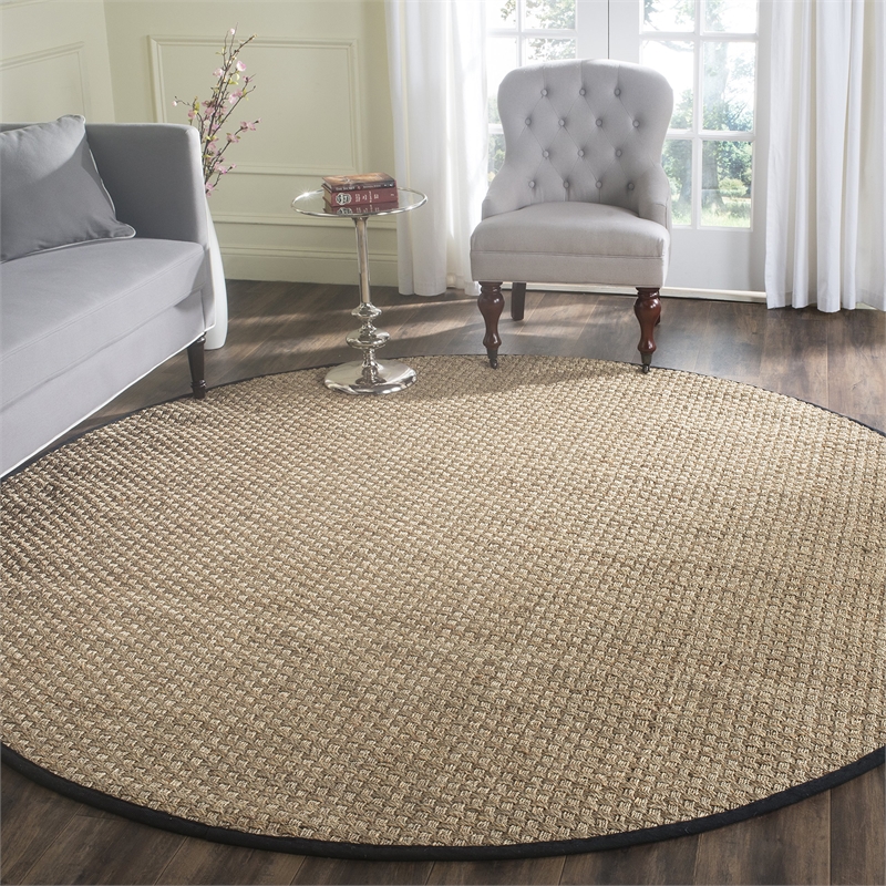Safavieh Natural Fiber 8' Round Power Loomed Rug