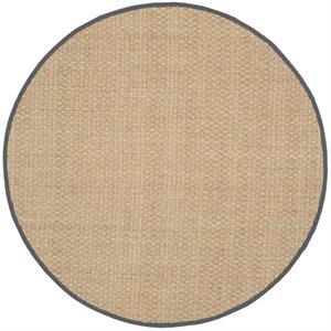 Safavieh Natural Fiber 6' Round Power Loomed Rug