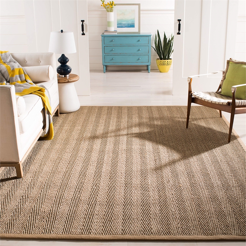 Safavieh Natural Fiber 10' Square Power Loomed Rug
