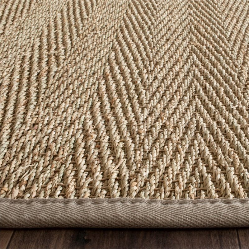 Safavieh Natural Fiber 6' Round Power Loomed Rug
