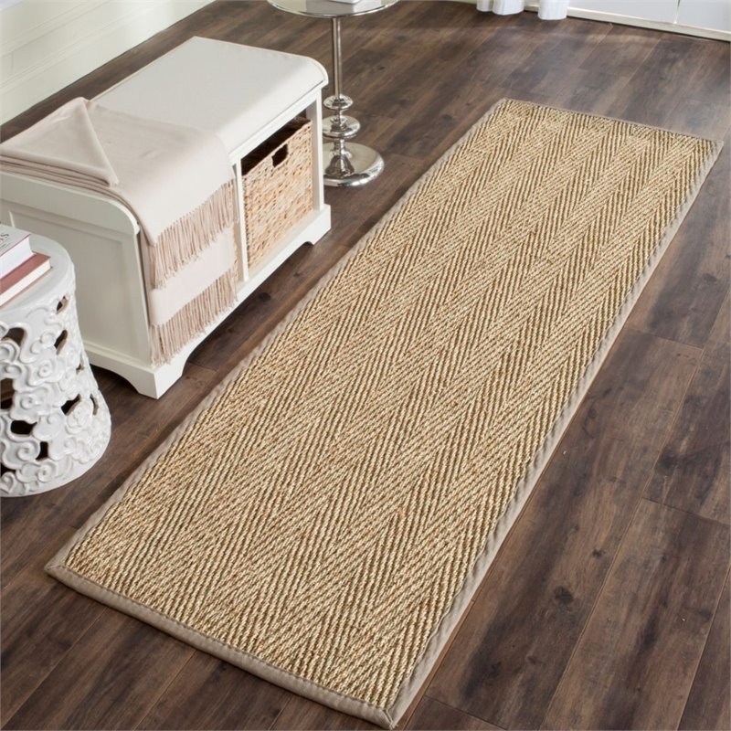 Safavieh Natural Fiber 6' Round Power Loomed Rug