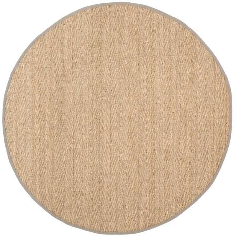 Safavieh Natural Fiber 6' Round Power Loomed Rug