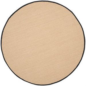Safavieh Natural Fiber 6' Round Power Loomed Sisal Rug