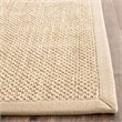 Safavieh Natural Fiber 6' Square Power Loomed Sisal Rug
