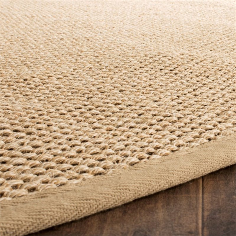 Safavieh Natural Fiber 6' Square Power Loomed Sisal Rug