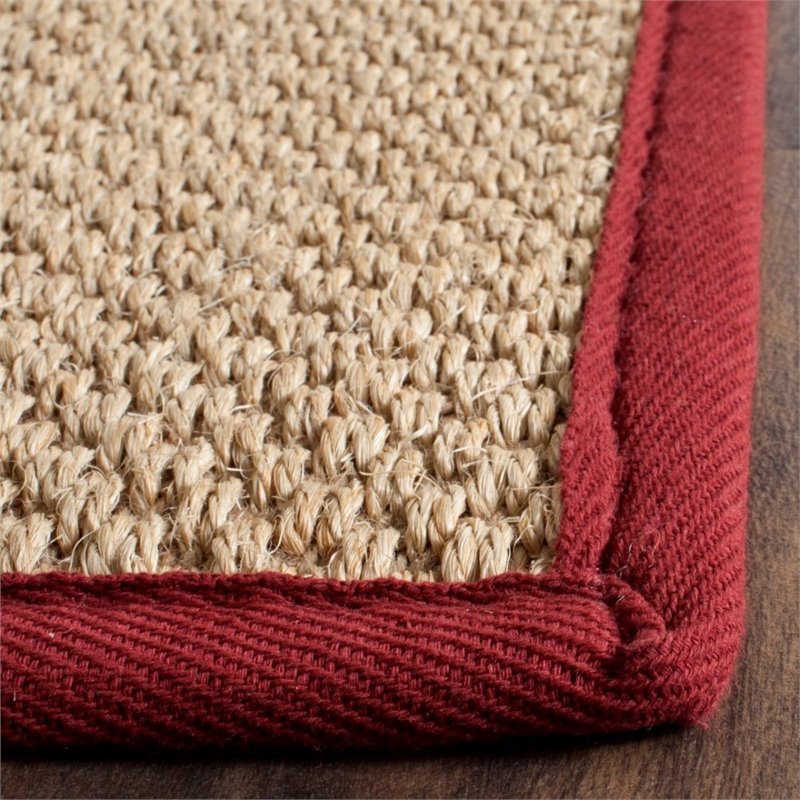 Safavieh Natural Fiber 6' Round Power Loomed Sisal Rug