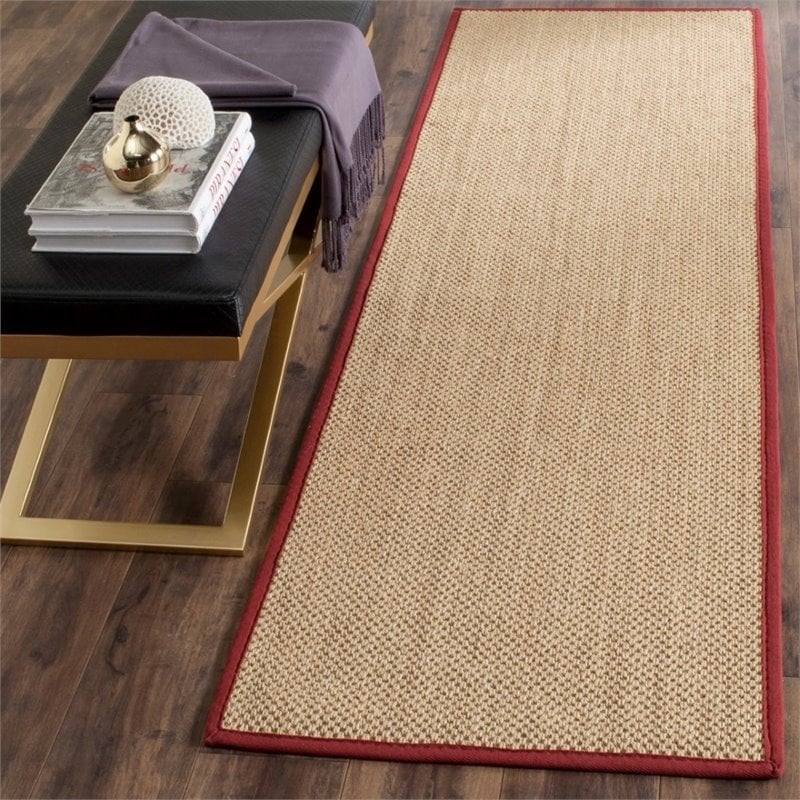 Safavieh Natural Fiber 6' Square Power Loomed Sisal Rug