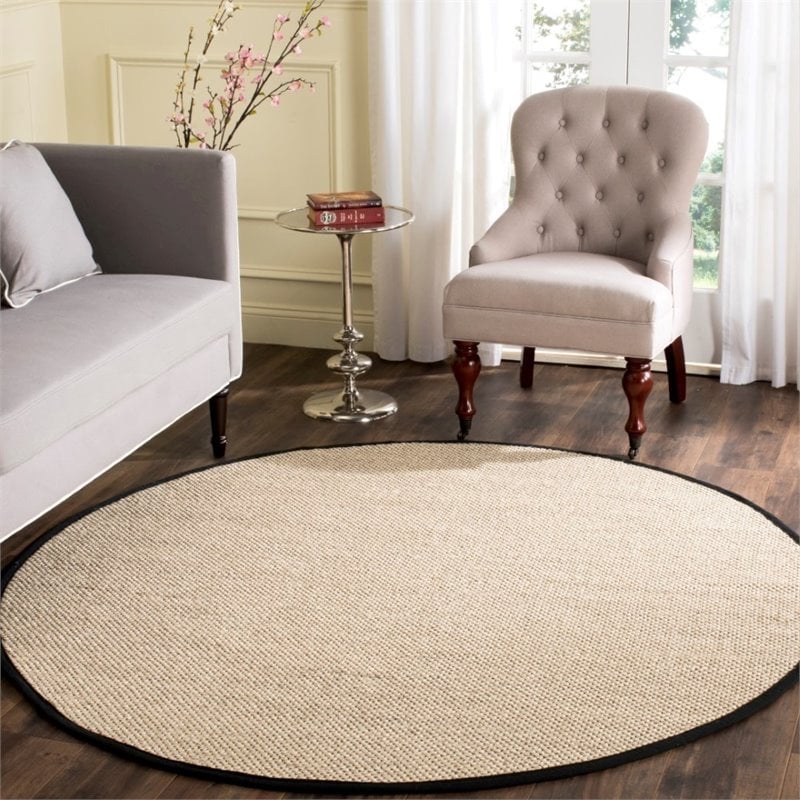 Safavieh Natural Fiber 6' Round Power Loomed Sisal Rug