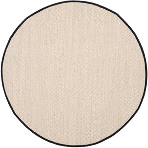 Safavieh Natural Fiber 6' Round Power Loomed Sisal Rug