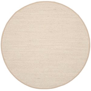 Safavieh Natural Fiber 6' Round Power Loomed Sisal Rug