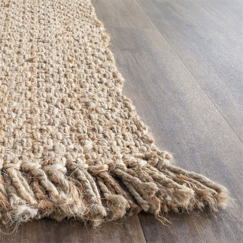 Safavieh Natural Fiber 11' X 15' Hand Woven Jute Rug in Natural Cymax