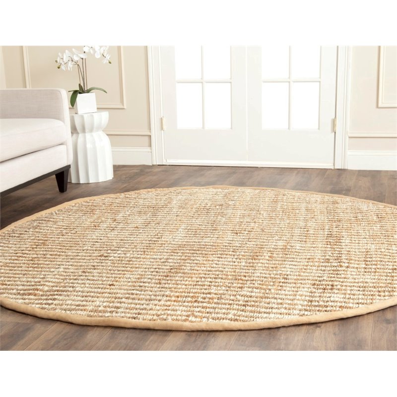 Safavieh Natural Fiber 4' Square Hand Woven Jute Rug
