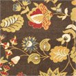 Safavieh Newbury 3' X 5' Power Loomed Rug in Brown and Green
