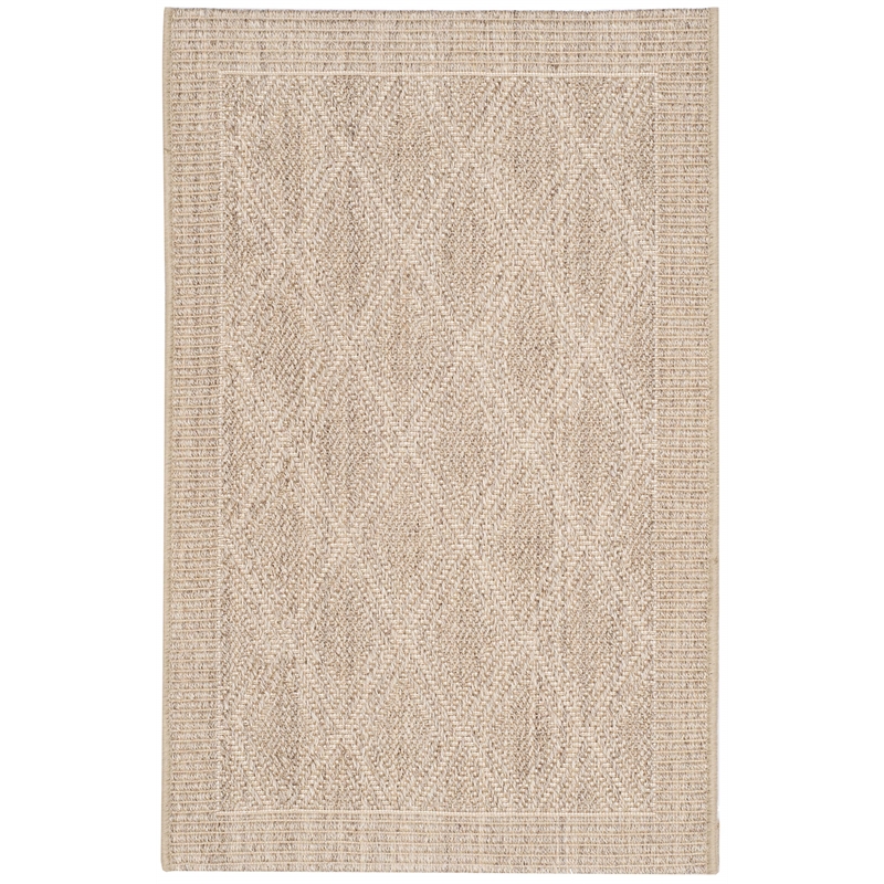 Safavieh Palm Beach 10' X 14' Power Loomed Sisal and Jute Rug in Sand