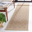 Safavieh Palm Beach 2' X 8' Power Loomed Sisal and Jute Rug in Sand