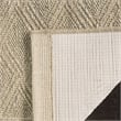 Safavieh Palm Beach 2' X 8' Power Loomed Sisal and Jute Rug in Sand