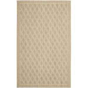 Safavieh Palm Beach 6' X 9' Power Loomed Sisal and Jute Rug in Sand