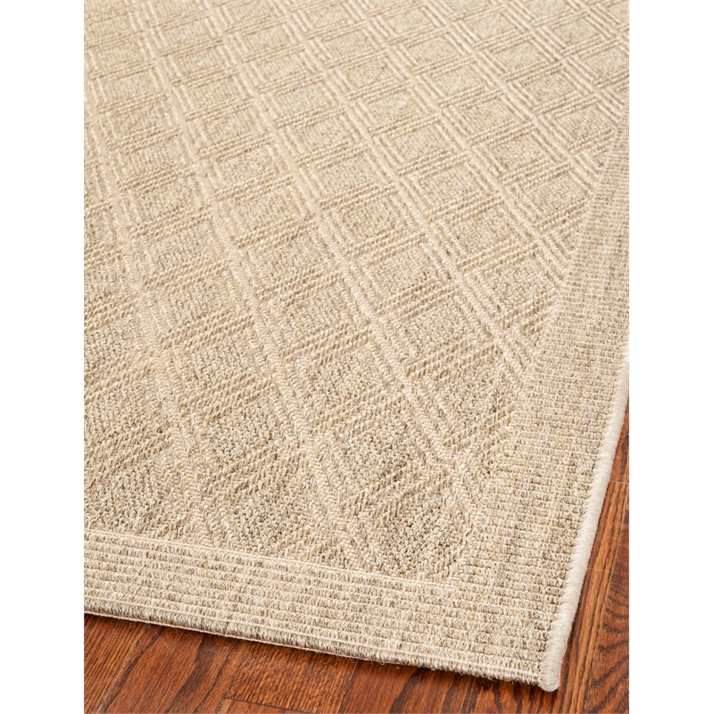 Safavieh Palm Beach 6' X 9' Power Loomed Sisal and Jute Rug in Sand