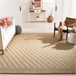 Safavieh Palm Beach 8' X 11' Power Loomed Sisal and Jute Rug in Sand
