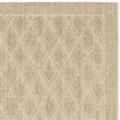 Safavieh Palm Beach 9' X 12' Power Loomed Sisal and Jute Rug in Sand