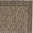 Safavieh Palm Beach 2' X 8' Power Loomed Sisal and Jute Rug in Silver