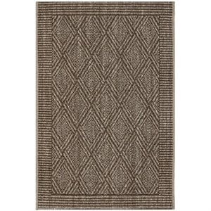 Safavieh Palm Beach 2' X 8' Power Loomed Sisal and Jute Rug in Silver
