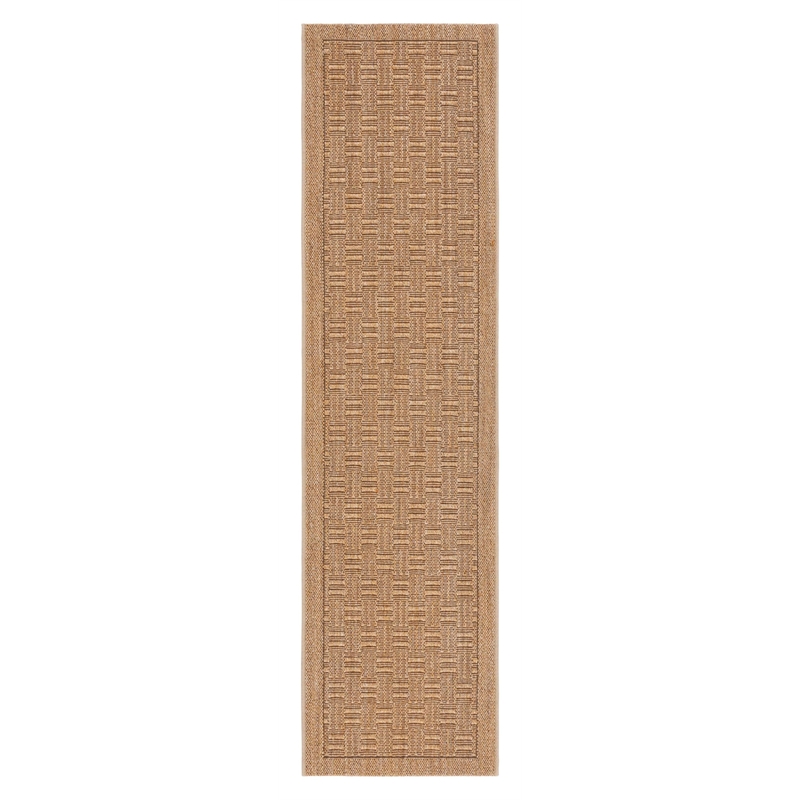 Safavieh Palm Beach 2' X 8' Power Loomed Rug in Natural