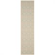 Safavieh Palm Beach 2' X 8' Hand Woven Rug in Natural and Turquoise