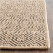 Safavieh Palm Beach 4' X 6' Hand Woven Rug in Natural and Black
