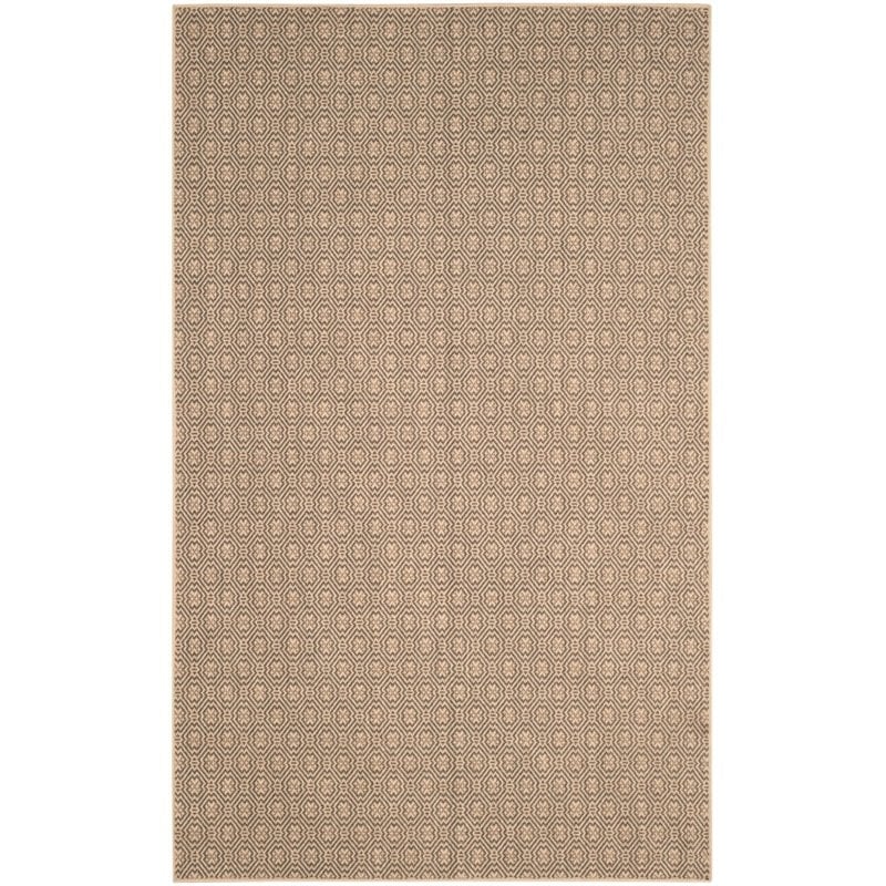 Safavieh Palm Beach 4' X 6' Hand Woven Rug in Natural and Black